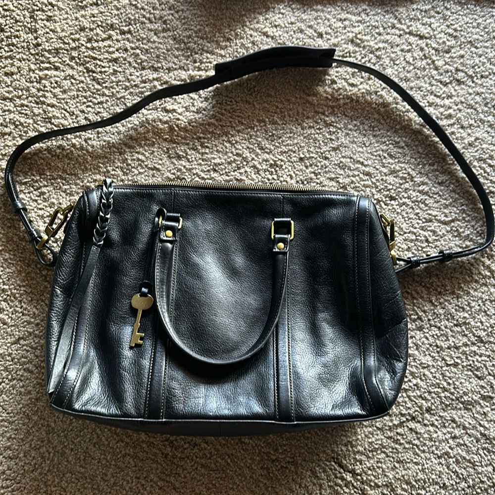 Fossil Leather Handbag